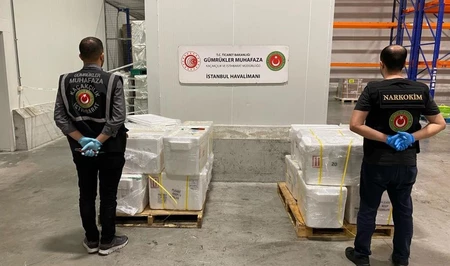 Турецкие таможенники пресекли крупнейшую контрабанду наркотиков