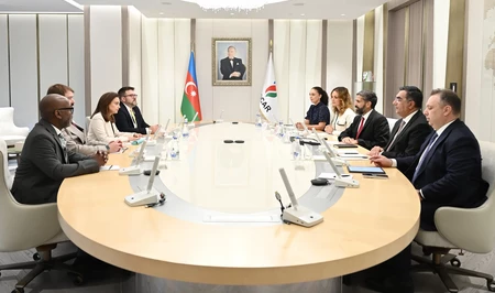 Глава SOCAR Ровшан Наджаф провел встречу с проректором Университета Джорджа Вашингтона