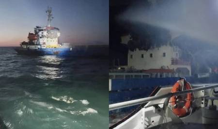 Двое граждан Турции пострадали при атаке на судно в Черном море
