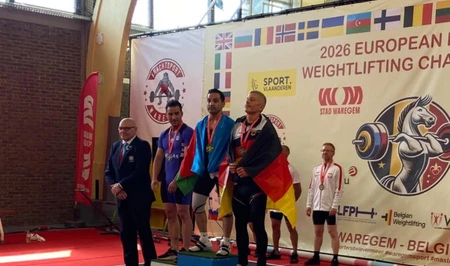 Азербайджанский тяжелоатлет стал чемпионом Европы