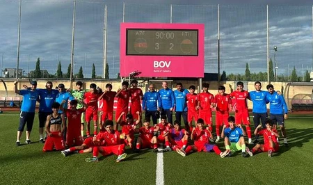 Сборная Азербайджана U-15 завершила выступление на Турнире развития УЕФА