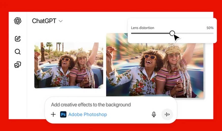 В ChatGPT заработал Photoshop и другие инструменты Adobe