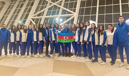Сборная Азербайджана по волейболу (U-18) отправилась в Испанию на отборочный турнир Евро-2026