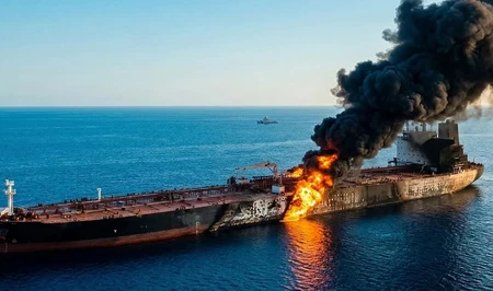 В Черном море беспилотники атаковали два судна: среди экипажа были восемь граждан Азербайджана