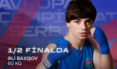 Али Бахышов вышел в полуфинал первенства Европы U-19 и гарантировал себе медаль