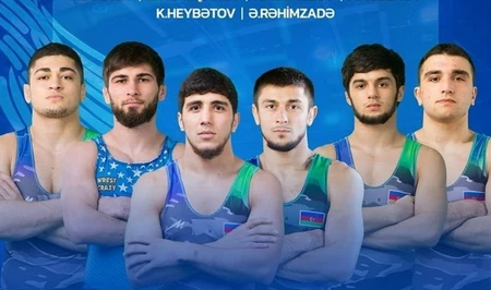 Сборная Азербайджана по вольной борьбе успешно стартовала на турнире Zagreb Open