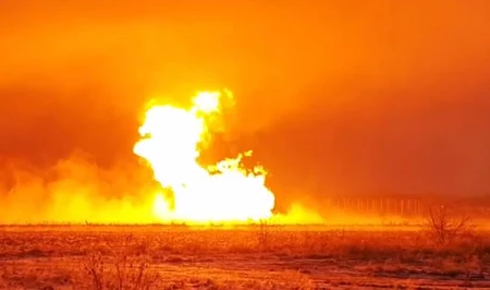 В Сирии загорелся газопровод: пожар не удается потушить