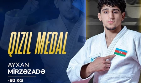 Дзюдоист Айхан Мирзазаде стал чемпионом Европы