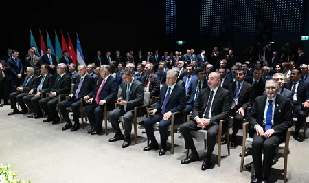 Президент принял участие в церемонии награждения лауреата Нобелевской премии Азиза Санджара