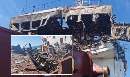 Раненный при атаке дрона в Азовском море гражданин Азербайджана обратился к родным