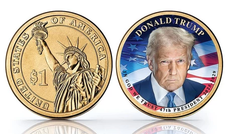 В США выпустят золотую монету с изображением Дональда Трампа