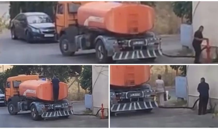 В столичном районе торгуют водой из пожарного гидранта?