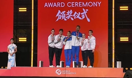 Гимнасты из Азербайджана выиграли золотую медаль на Кубке мира в Китае