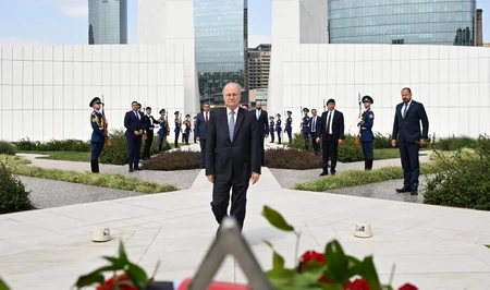 Премьер-министр Палестины посетил парк Победы в Баку