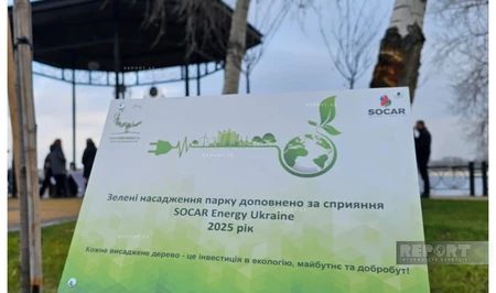 В Украине высадили деревья в честь «Года Конституции и суверенитета Азербайджана»