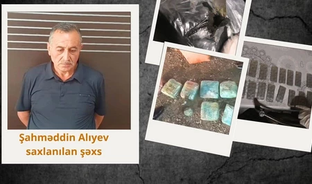 В Ярдымлы задержан мужчина с более чем 8 кг наркотиков