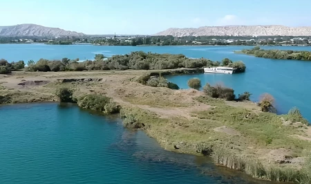 Уровень воды в Мингячевирском водохранилище снизился почти на метр