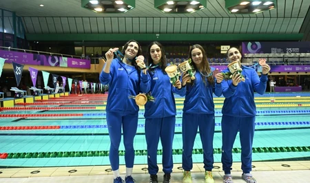 Женская сборная Азербайджана по плаванию — бронзовый призёр Игр исламской солидарности