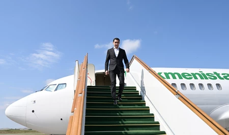 Президент Туркменистана прибыл в Физулинский район