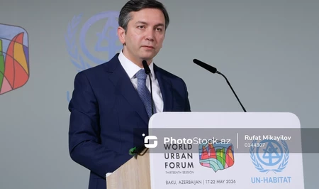 Ялчын Рафиев представил модель постконфликтного восстановления на WUF13 в Баку