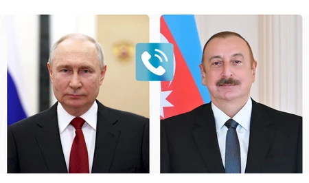 Владимир Путин позвонил президенту Ильхаму Алиеву