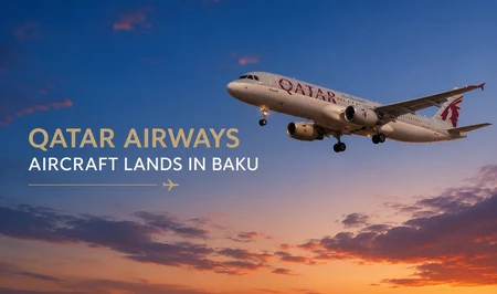 Самолет Qatar Airways, следовавший в Тбилиси, совершил внеплановую посадку в Баку