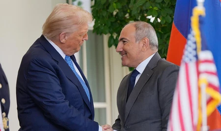 Завершилась встреча президента США Дональда Трампа и премьер-министр Армении Никола Пашиняна