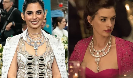 Это надо видеть: 80 карат на шее дочери миллиардера Мукеша Амбани на Met Gala