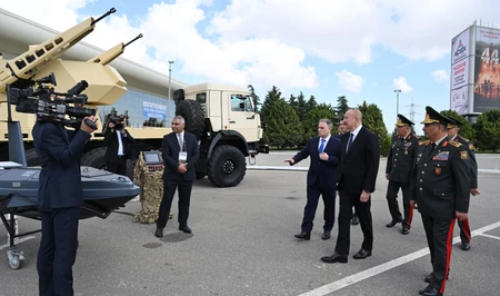 На страницах президента в соцсетях опубликован видеоролик о выставках ADEX-2026 и Securex Caspian