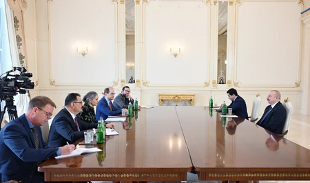 Президент Ильхам Алиев принял спецпредставителя Евросоюза по Южному Кавказу