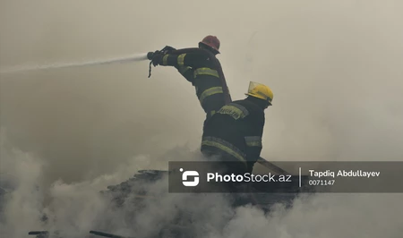 В Агджабеди при пожаре в частном доме погиб 12-летний ребенок