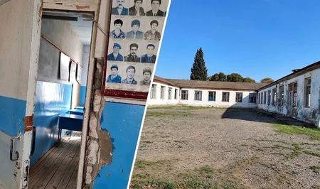Школа в Агдаме находится в аварийном состоянии: в несущих стенах обнаружены трещины