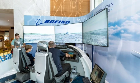 AZAL показал в Баку симулятор Boeing 787 Dreamliner