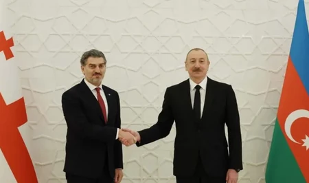 Ильхам Алиев поздравил президента Грузии