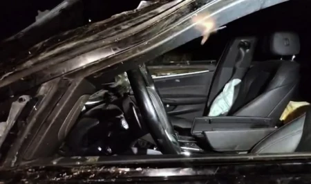 BMW сорвался с 50-метровой высоты в Джалилабаде: пострадали четыре человека