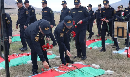 В Ходжалы почтили память шехидов