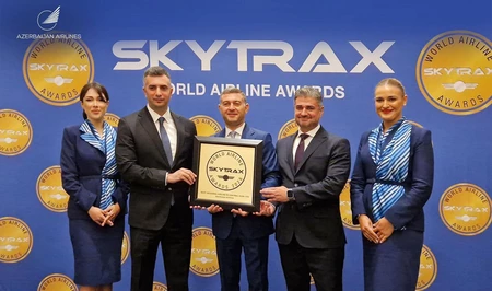 Azerbaijan Airlines признана лучшей региональной авиакомпанией Центральной Азии и СНГ на World Airli