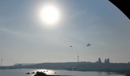 Новые самолеты ВС Азербайджана: C-27J и Ил-76 дебютировали на параде в Баку