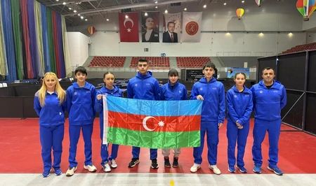 Азербайджанские теннисисты принимают участие в международном турнире WTT Youth Contender