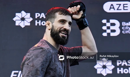 Боец UFC Назим Садыхов вернулся в Баку и пообещал болельщикам незабываемое зрелище