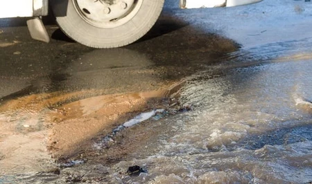 В Сабунчинском районе Баку вновь произошла авария на водопроводной линии