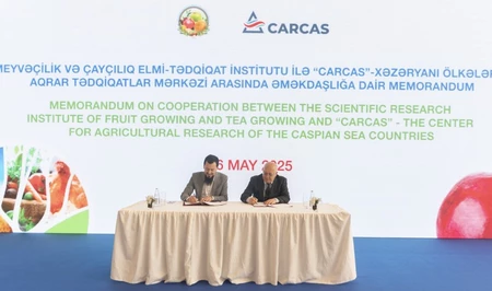 CARCAS подписал меморандум с Институтом плодоводства и чаеводства на полях Caspian Agro 2025