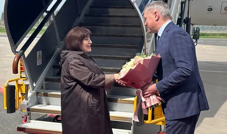 Спикер Милли Меджлиса Сахиба Гафарова прибыла с визитом в Россию