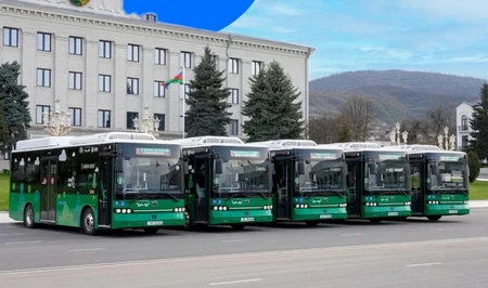 В Ханкенди запускают городские автобусные маршруты