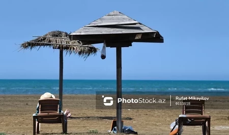 На пляжах Баку морская вода прогреется до 27 градусов