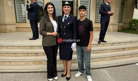 Супруге шехида Анара Алиева присвоено звание лейтенанта