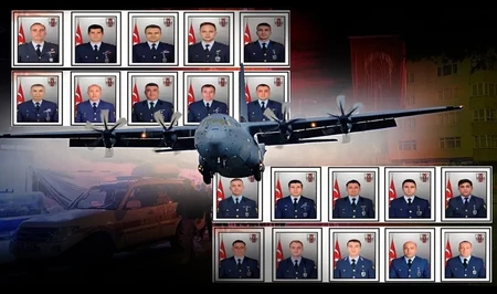 Самолет с телами 20 турецких военнослужащих прибыл из Тбилиси в Турцию
