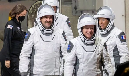 Астронавты из ЕС, США и России отправились на Международную космическую станцию
