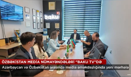 Baku TV поделился опытом с Национальной телерадиокомпанией Узбекистана
