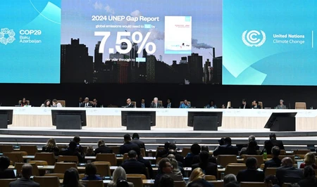 После церемонии открытия Саммит лидеров COP29 продолжил свою работу первым пленарным заседанием